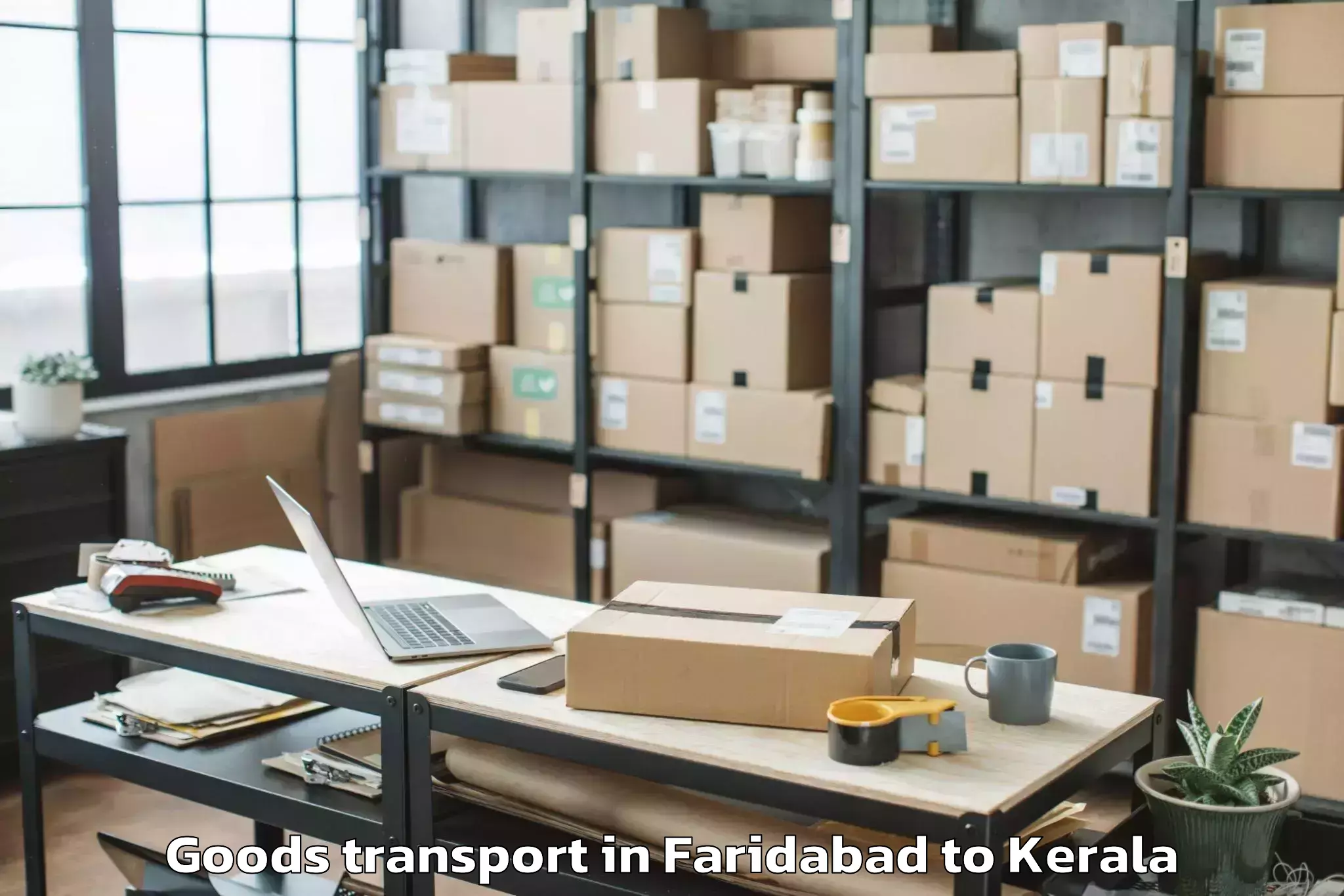 Faridabad to Changanacheri Goods Transport